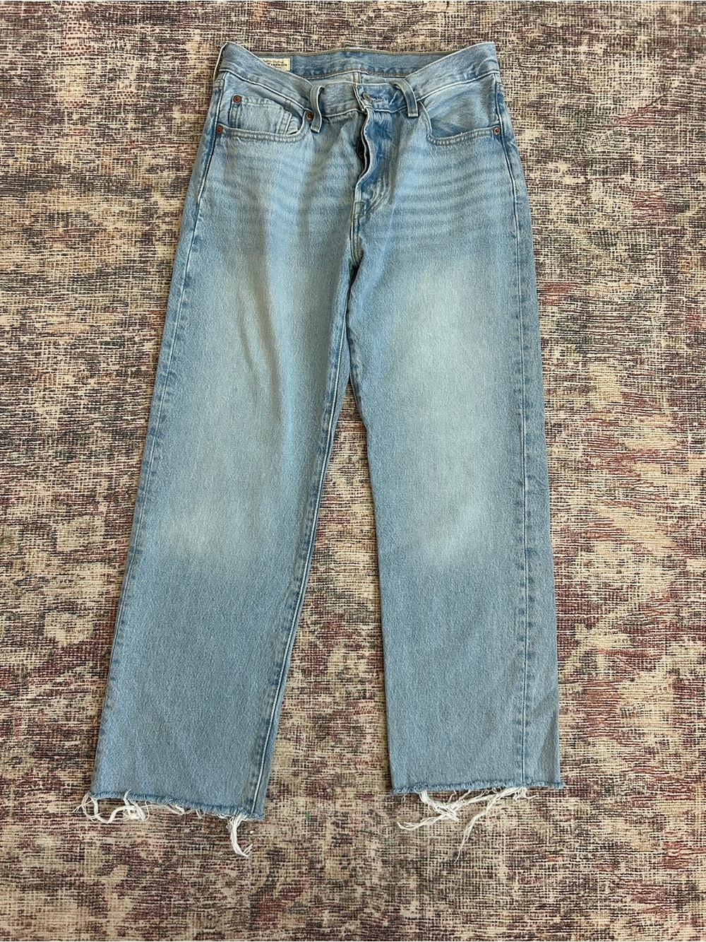 Light Blue Levi’s Women’s Straight-Leg Jeans